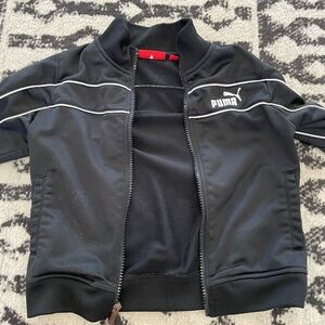 Puma Kids Black Jacket